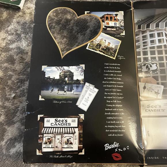 Mattel ILeft My Heart In San Fransico See’s Candies Barbie Vintage 2001 (NEW) - Picture 3 of 5